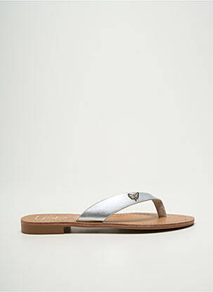 Șlapi argintiu LPB femeie