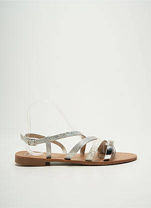 Sandale/Pantofi decupați argintiu LPB femeie