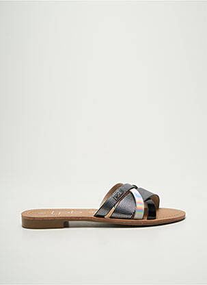 Mulete/Saboți argintiu LPB femeie