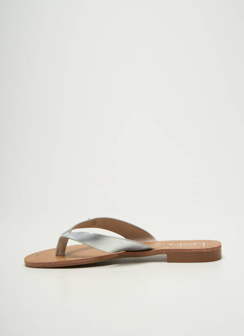 Șlapi argintiu LPB femeie