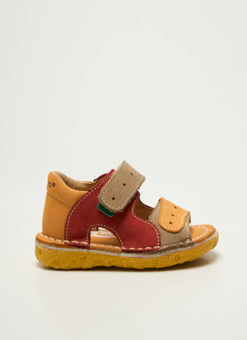 Sandale/Pantofi decupați roșu KICKERS băiat