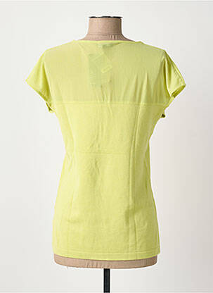 Tricou croială cambrată mâneci scurte verde MARBLE femeie