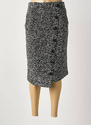 Fustă midi negru MARBLE femeie