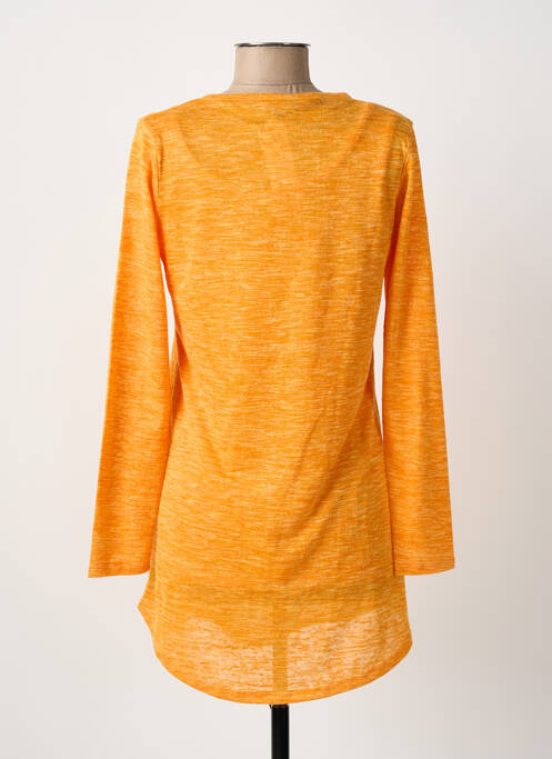Tunică mâneci lungi portocaliu MARBLE femeie