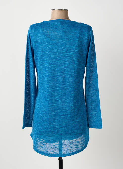 Tunică mâneci lungi albastru MARBLE femeie