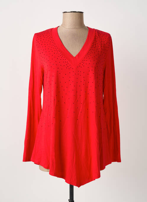 Tricou roșu MARBLE femeie