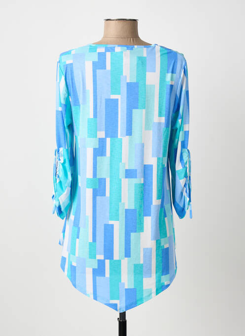 Tricou albastru MARBLE femeie