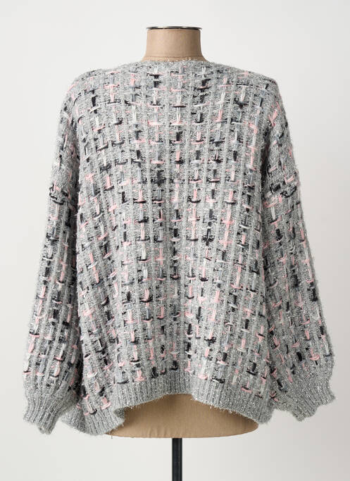 Vestă cu mâneci lungi gri CARE OF YOU femeie