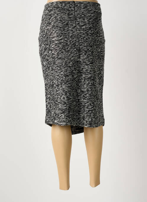 Fustă midi negru MARBLE femeie