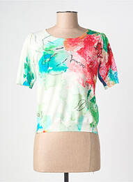 Tricou imprimeu fantezie mâneci scurte verde ALDO MARTIN'S femme