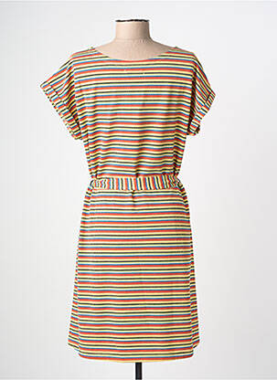 Rochie midi mâneci scurte mâneci scurte galben KING LOUIE femeie
