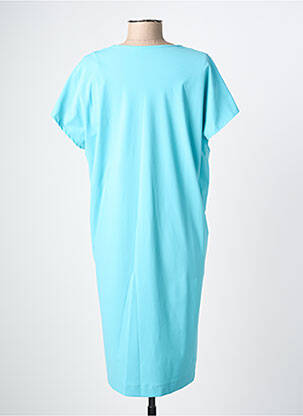 Rochie midi mâneci scurte mâneci scurte albastru RAFFAELLO ROSSI femeie