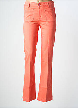 Blugi cu croială evazată portocaliu MKT STUDIO femeie