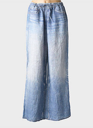 Pantalon larg albastru ELEMENTE CLEMENTE femeie