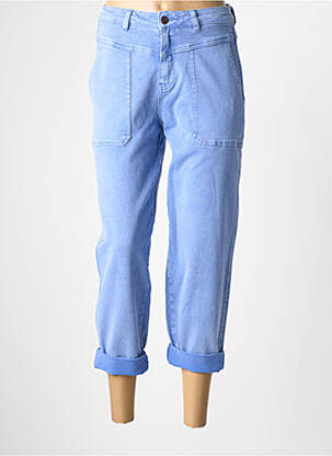 Pantalon trei sferturi albastru MKT STUDIO femeie