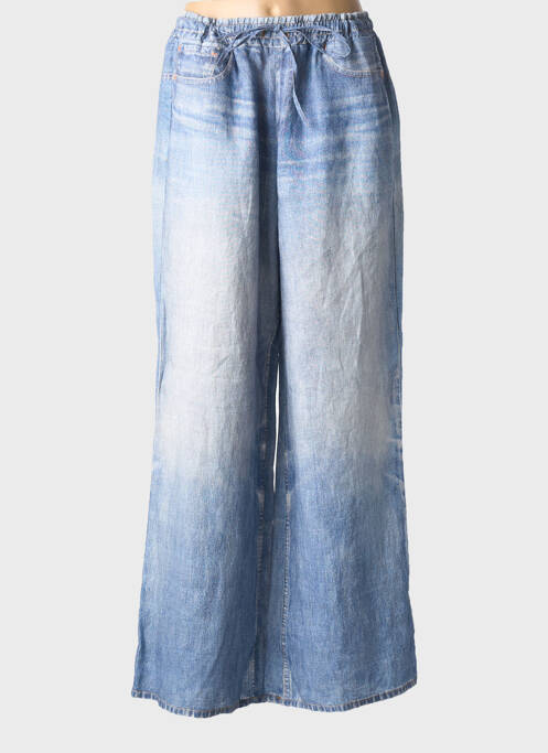 Pantalon larg albastru ELEMENTE CLEMENTE femeie