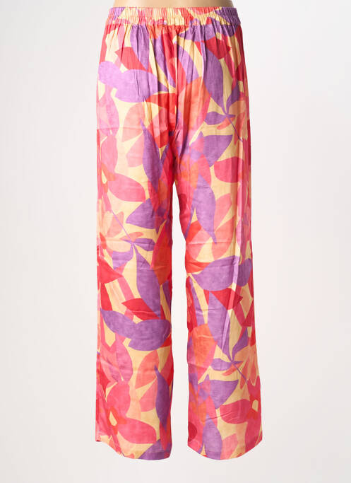 Pantalon larg roz BELLA JONES femeie