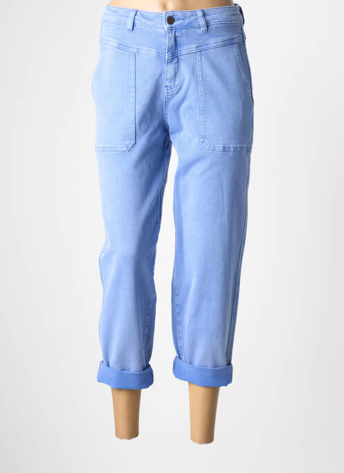 Pantalon trei sferturi albastru MKT STUDIO femeie