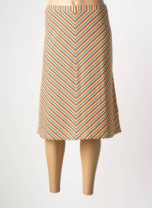 Fustă midi galben KING LOUIE femeie