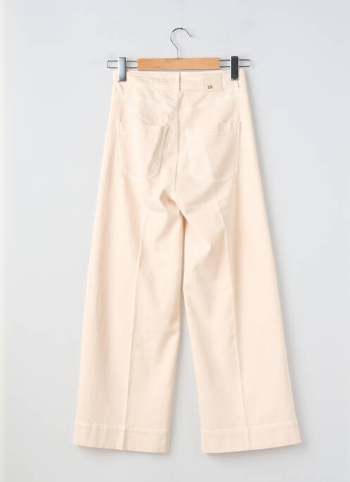 Pantalon larg bej RAFFAELLO ROSSI femeie