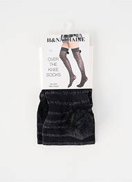 Șosete ușoară și transparentă negru H.NATHALIE femme