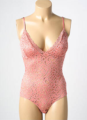 Body de lenjerie roz închis ANCONA femeie