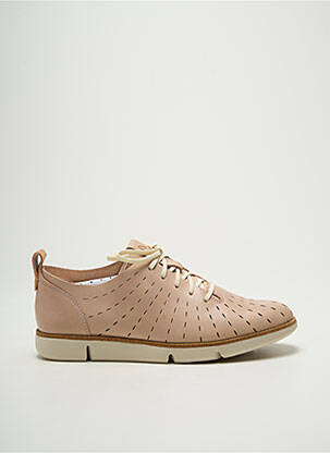 Adidași material neted toc plat până la 3 cm roz CLARKS femeie