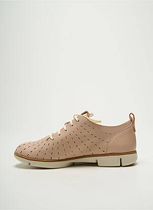 Adidași material neted toc plat până la 3 cm roz CLARKS femeie