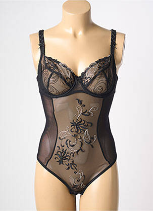 Body de lenjerie broderie negru EMPREINTE femeie