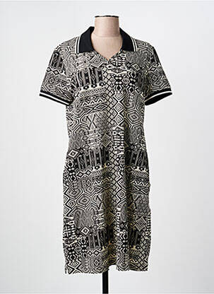 Rochie pulover elasticitate mâneci scurte negru EGATEX femeie