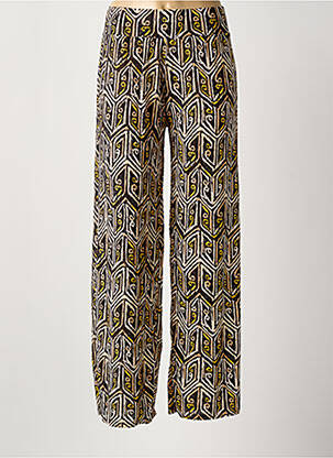 Pantalon larg negru AMPARO femeie