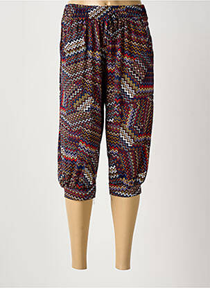 Pantalon trei sferturi albastru AMPARO femeie