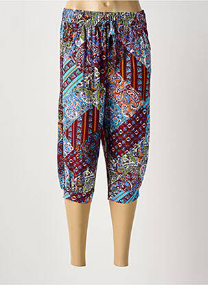 Pantalon trei sferturi albastru AMPARO femeie