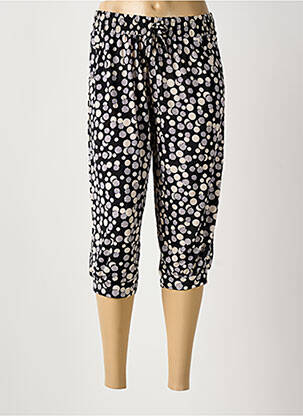 Pantalon trei sferturi negru AMPARO femeie