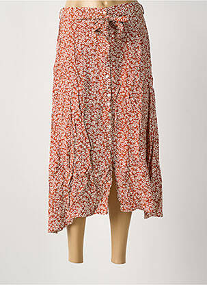 Fustă lungă portocaliu ROSA FASHION femeie