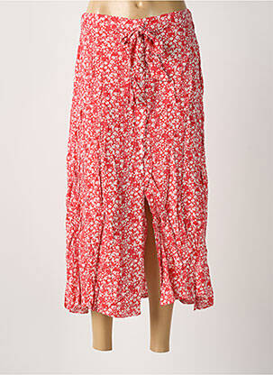 Fustă lungă roșu ROSA FASHION femeie