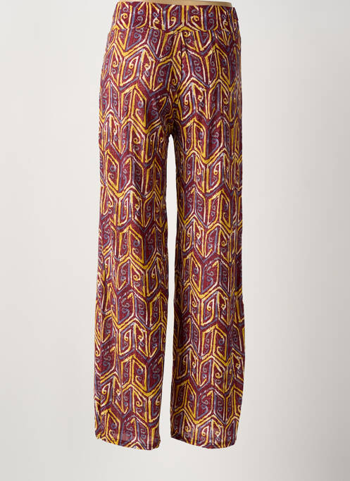 Pantalon larg roșu AMPARO femeie