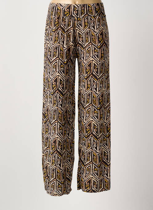 Pantalon larg negru AMPARO femeie