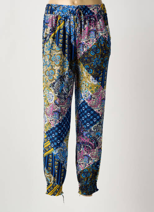 Pantalon drept albastru AMPARO femeie