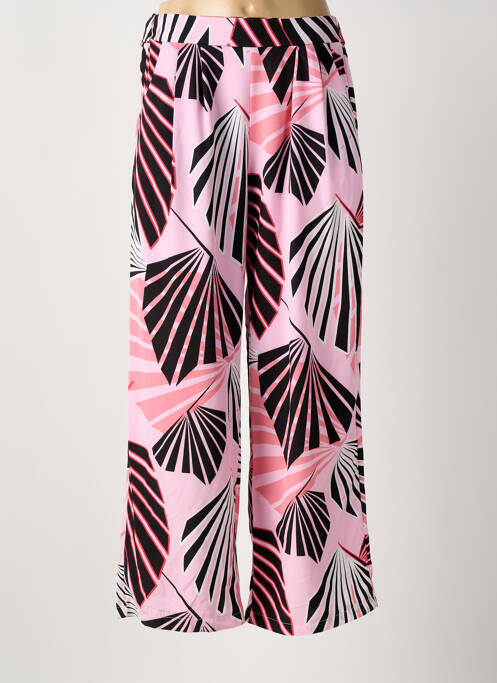 Pantalon larg roz ROSA FASHION femeie