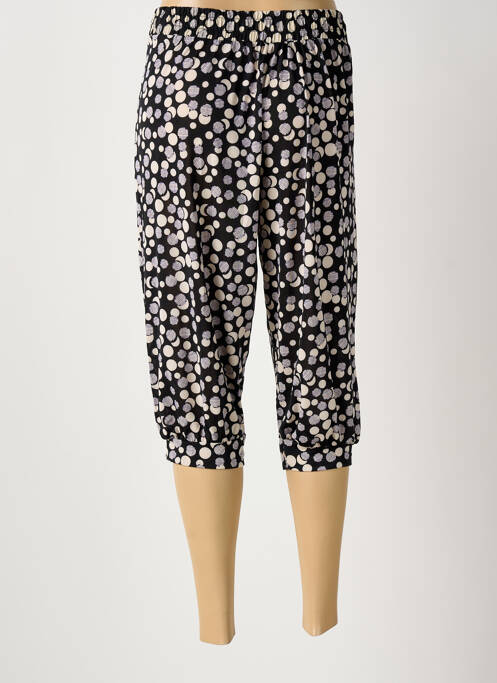 Pantalon trei sferturi negru AMPARO femeie