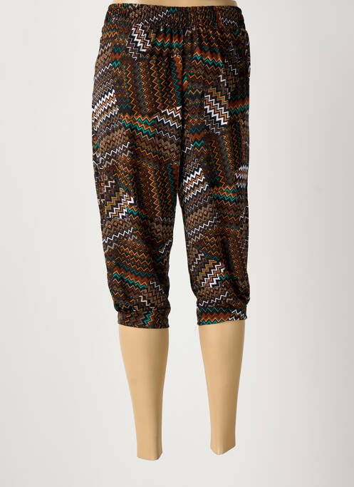 Pantalon trei sferturi maro AMPARO femeie