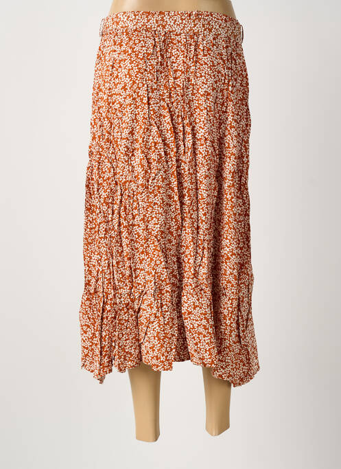 Fustă lungă portocaliu ROSA FASHION femeie