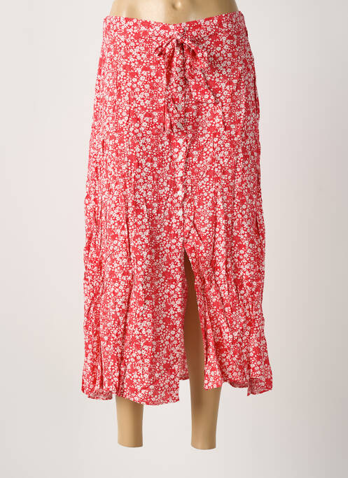 Fustă lungă roșu ROSA FASHION femeie