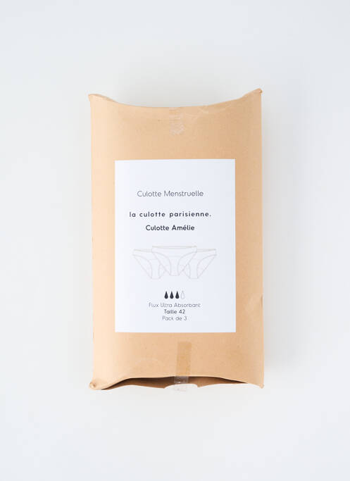 Chiloți-menstruali negru LA CULOTTE PARISIENNE femeie
