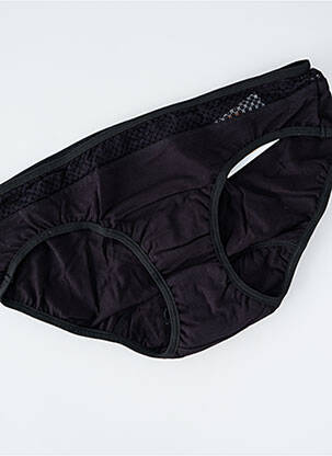 Chiloți-menstruali țesătură jersey negru LA CULOTTE PARISIENNE femeie