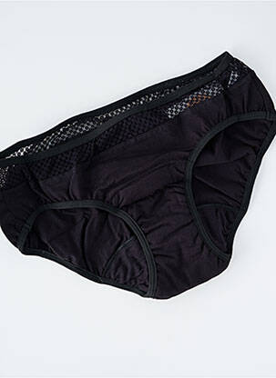 Chiloți-menstruali elasticitate negru LA CULOTTE PARISIENNE femeie