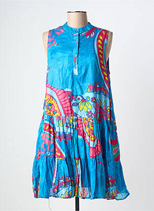 Rochie scurtă albastru JUICY femeie