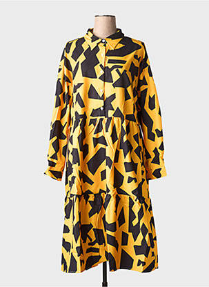 Rochie midi galben BUBBLEE femeie