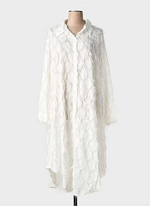 Rochie midi alb BUBBLEE femeie